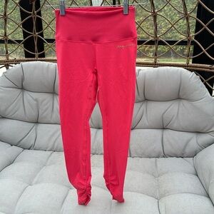 Gymshark x Whitney Simmons leggings, bright pink/red size medium.
